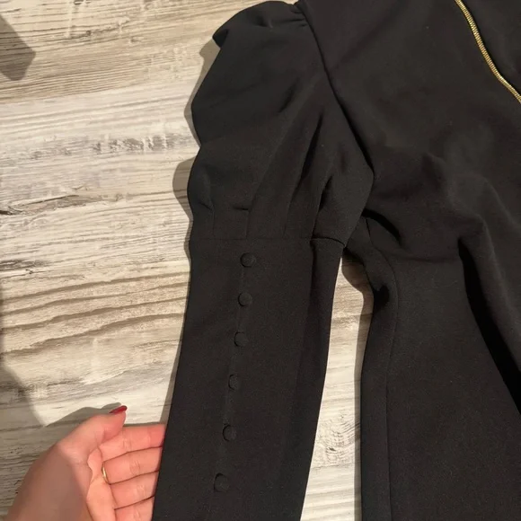 Calvin Klein Black Long Sleeve Dress - Picture 3 of 6